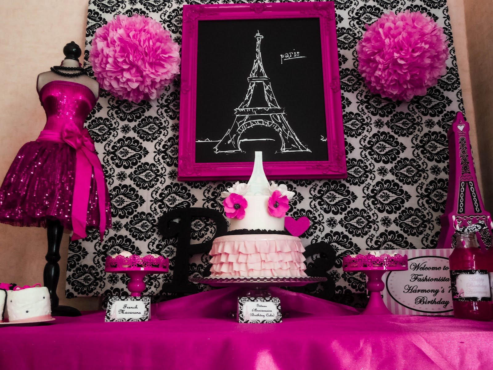 Paris Birthday Party Decorations
 Capes & Crowns A Paris Party