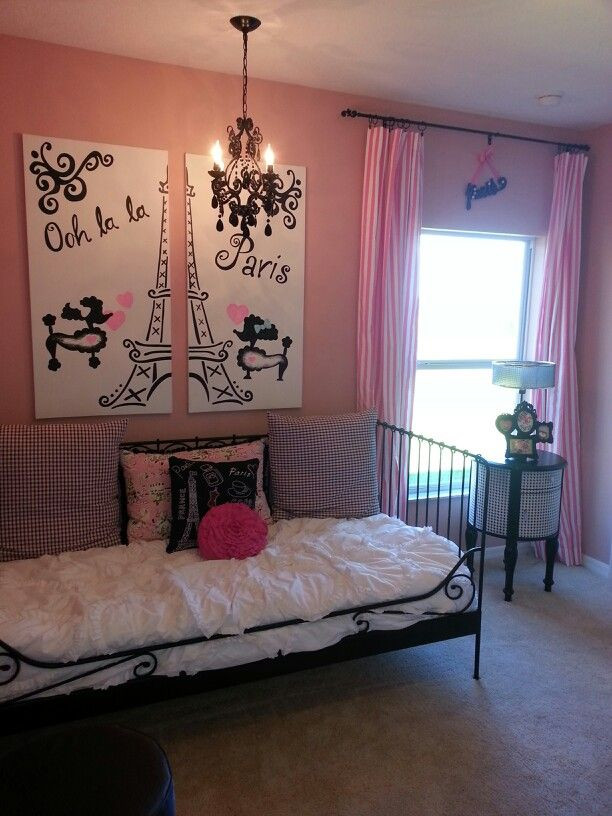 Paris Themed Bedroom For Girl
 Girls Paris decorations room