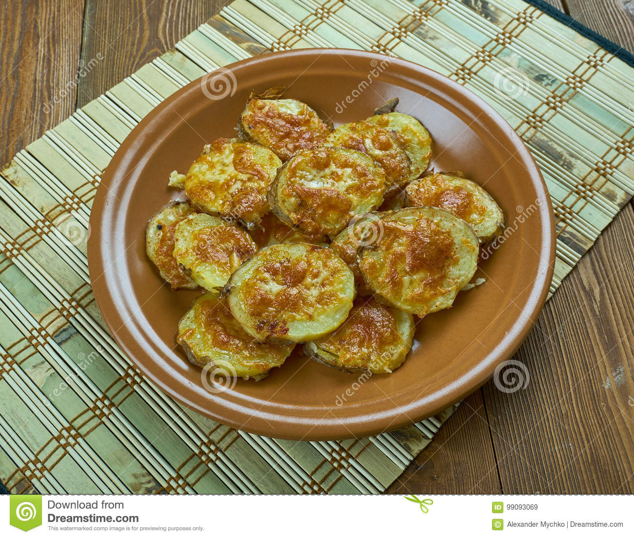 Parmesan Garlic Roasted Baby Potatoes
 Parmesan Garlic Roasted Baby Potatoes Stock Image Image