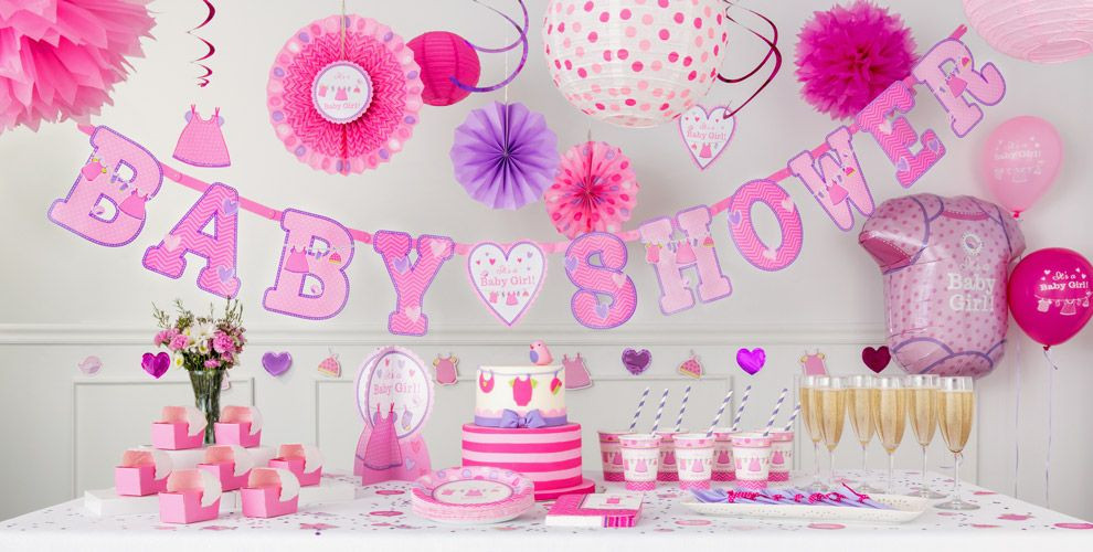 Party City Baby Shower Banner
 It s a Girl Baby Shower Party Supplies Party City