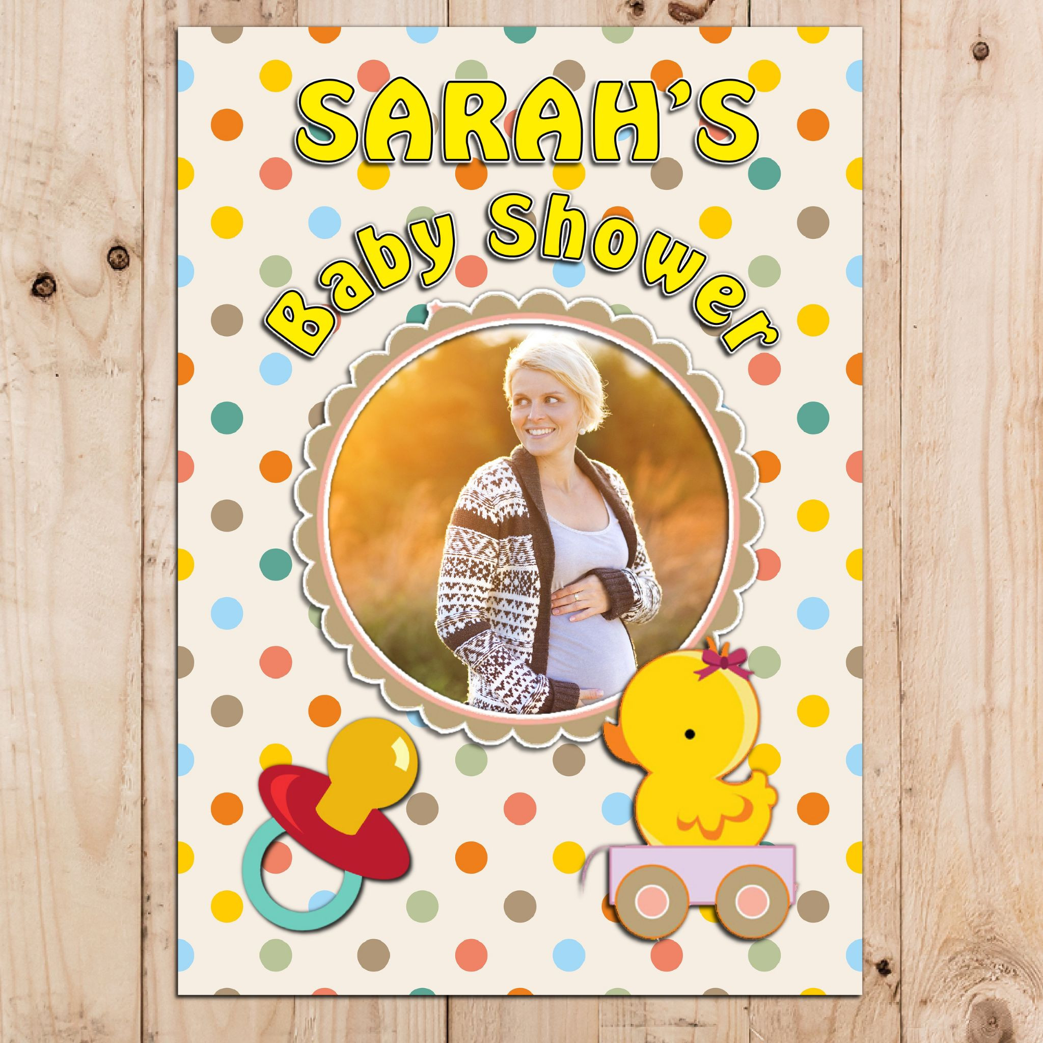 Party City Baby Shower Banner
 Personalised Baby Shower Party PHOTO Poster Banner N39