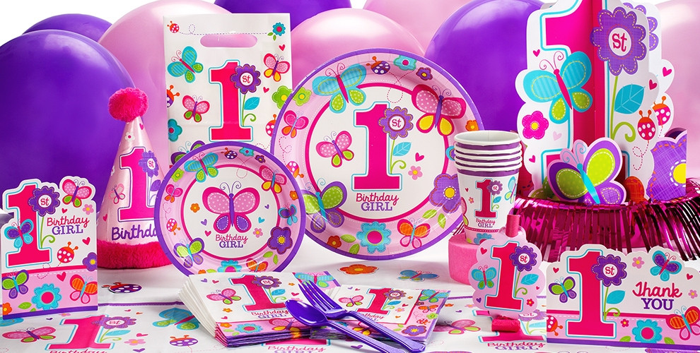 Party City Birthday Themes
 Sweet Girl 1st Birthday Party Supplies 1st Birthday