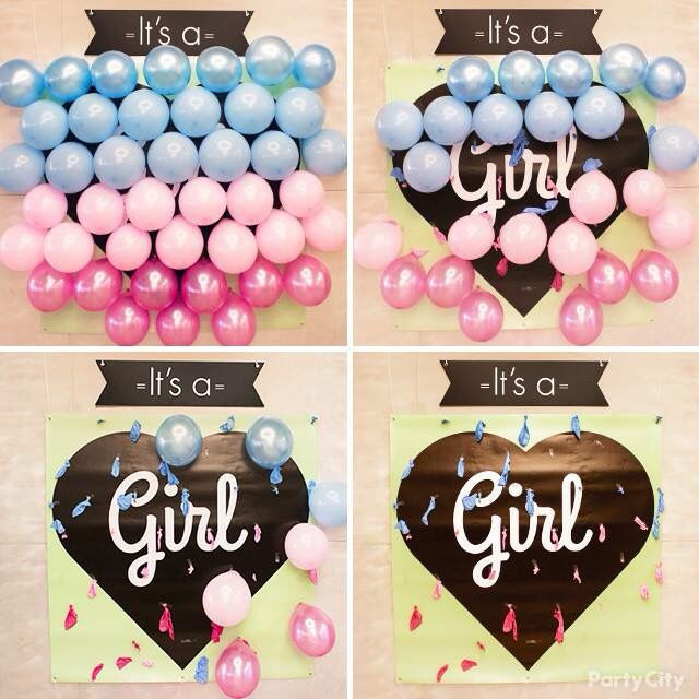 Party City Gender Reveal Ideas
 Super cute gender revel idea via party city