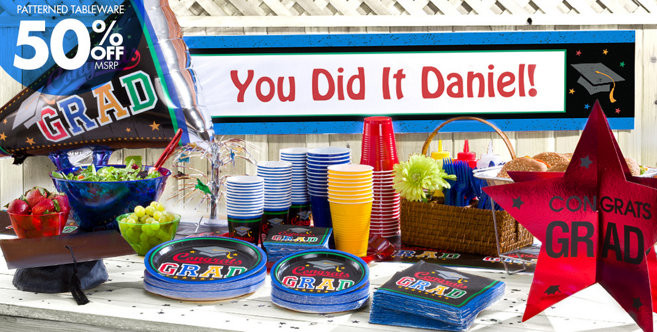 Party City Graduation Ideas
 Made the Grade Graduation Party Supplies Party City