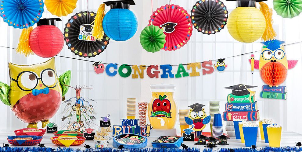 Party City Graduation Ideas
 Schoolhouse Chalkboard Graduation Party Supplies