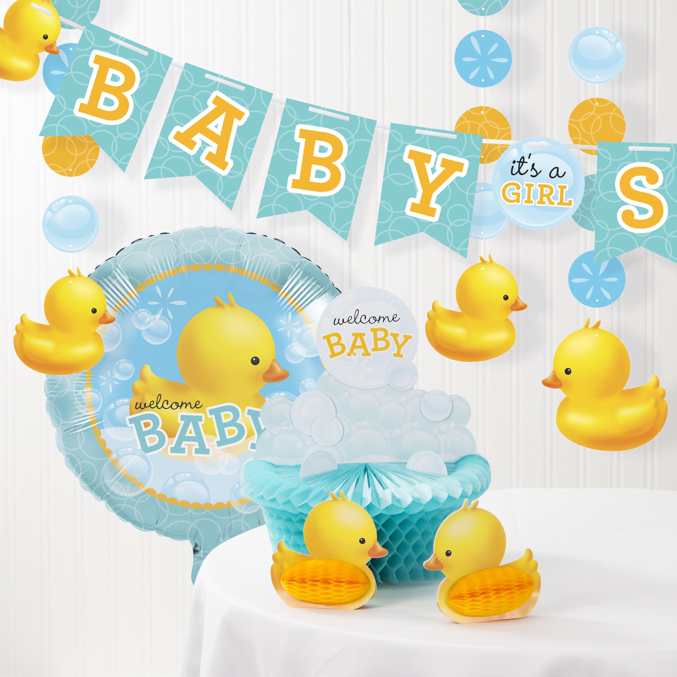 Party City Rubber Duck Baby Shower
 Bubble Bath Rubber Duck Baby Shower Decorations Kit