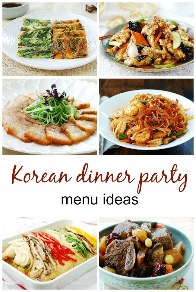 Party Food Menu Ideas
 Menus for Korean Dinner Parties Korean Bapsang