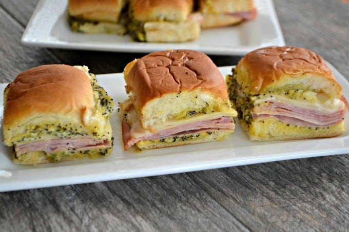 Party Ham Sandwiches
 Ham and Cheese Party Sandwiches 365 Days of Baking