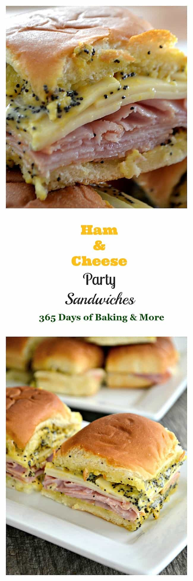 Party Ham Sandwiches
 Ham and Cheese Party Sandwiches