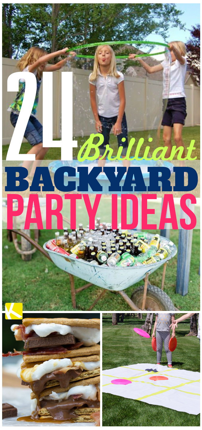 Party In Backyard Ideas
 24 Brilliant Backyard Party Ideas The Krazy Coupon Lady