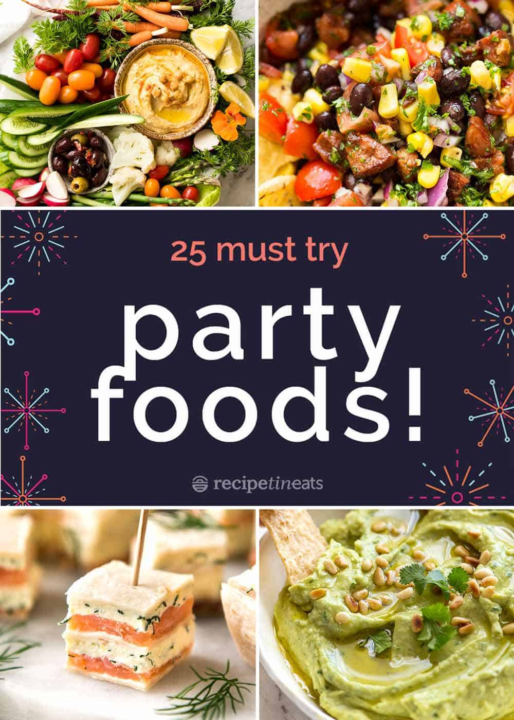 Party Snacks Recipes
 25 BEST Party Food Recipes