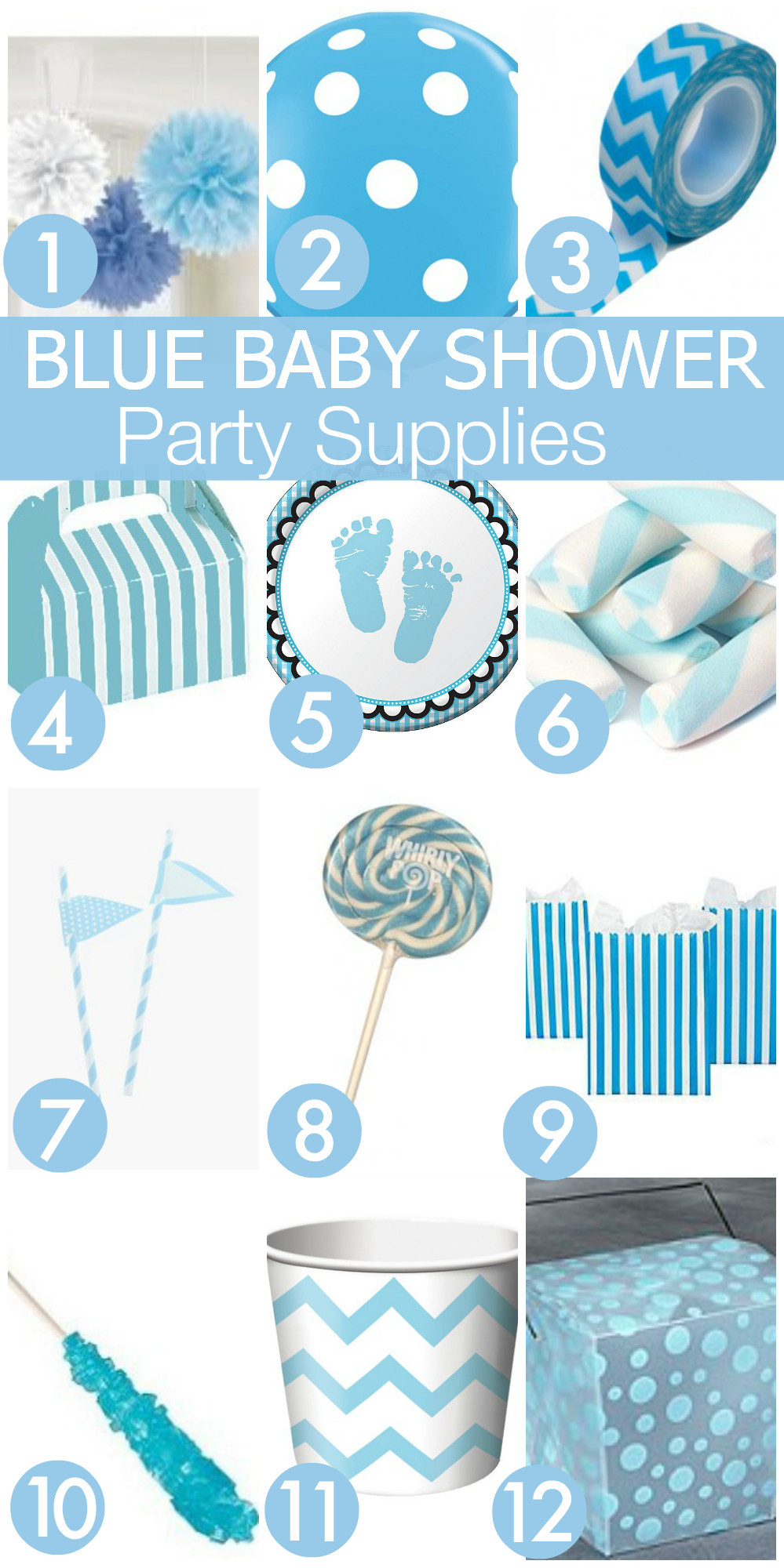 Party Store Baby Shower
 7 Must Haves for Your Blue Baby Shower