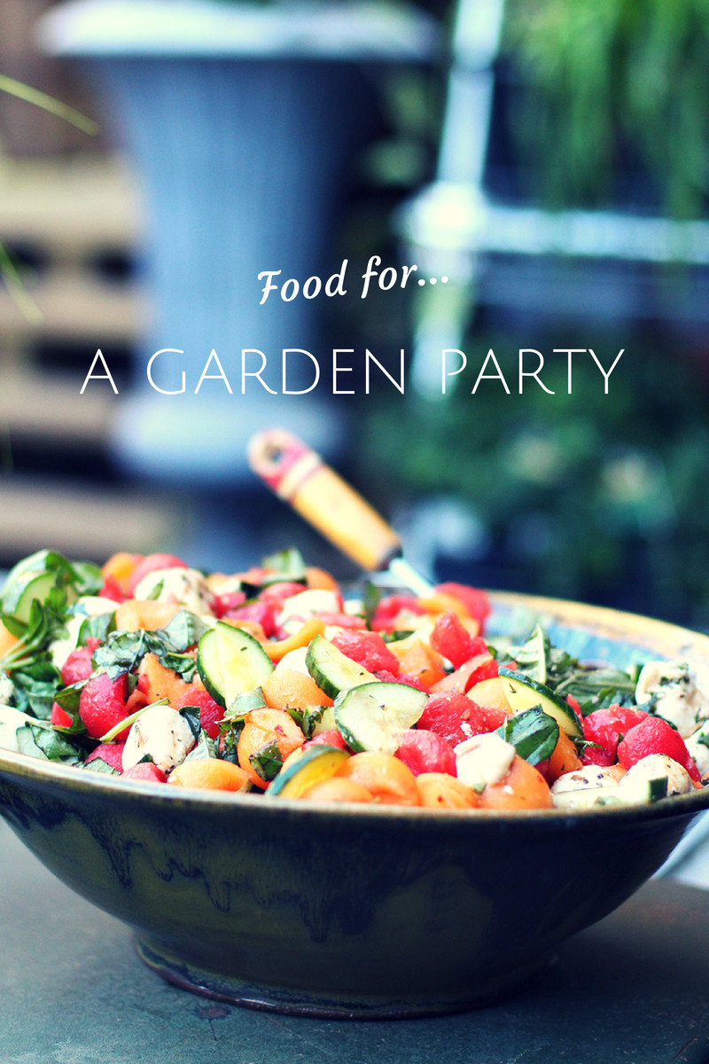 Party Summer Food Ideas
 Simple Foods For A Summer Garden Party With The Grains