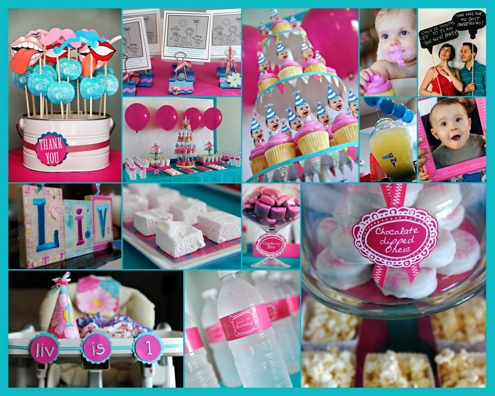 Party Theme For 1 Year Old Baby Girl
 Elle Belle Creative e Year Old in a Flash A First