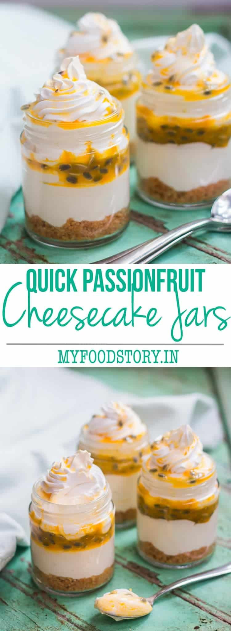 Passion Fruit Desserts Recipes
 8 ingre nt Passion Fruit Cheesecake Jars