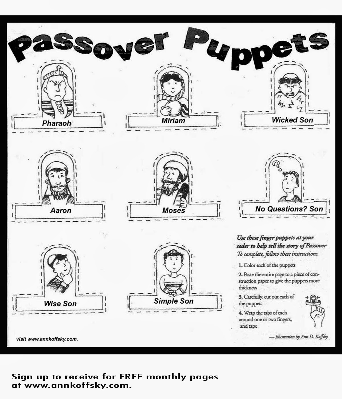 Passover Activities For Preschoolers
 Kar Ben Publishing 8 Passover Activities for Kids of All Ages