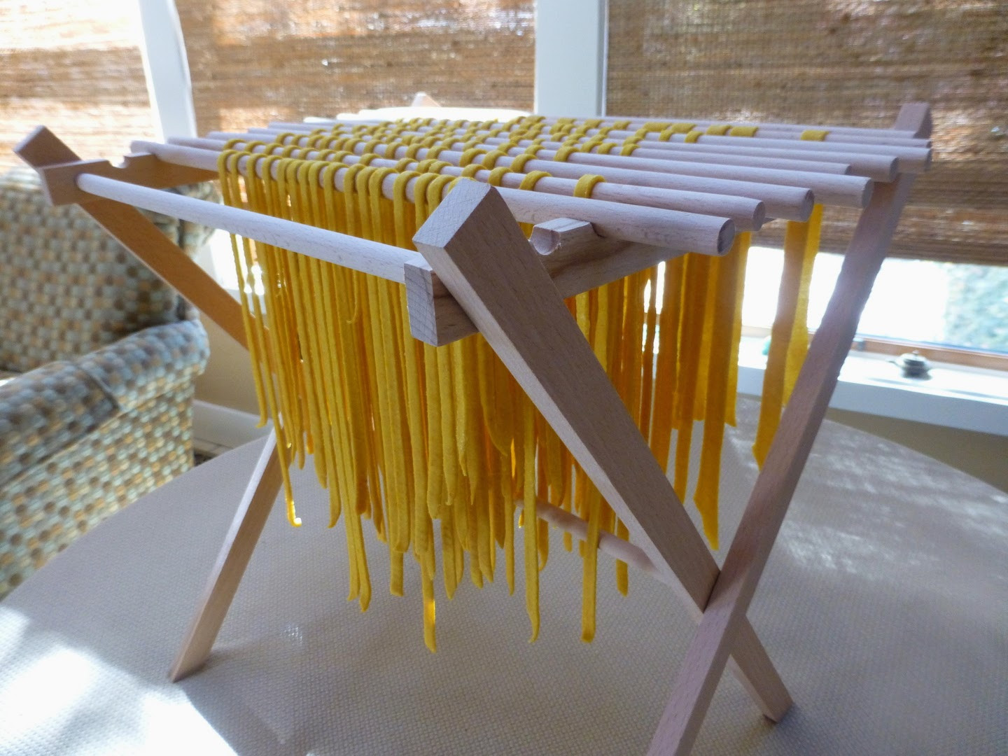 Pasta Drying Rack DIY
 Foods For Long Life Let s Make Pasta Homemade Vegan