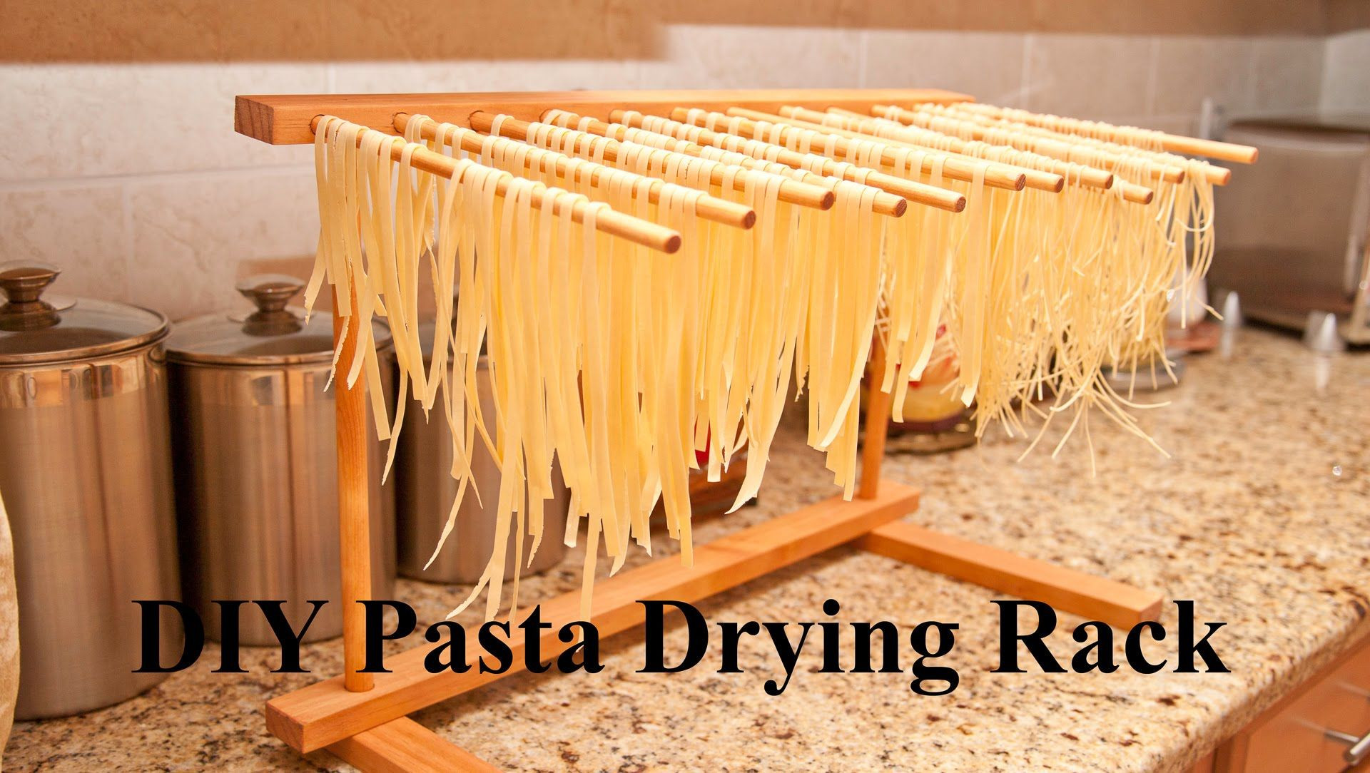 Pasta Drying Rack DIY
 Do It Yourself DIY Pasta Drying Rack Using Basic Hand