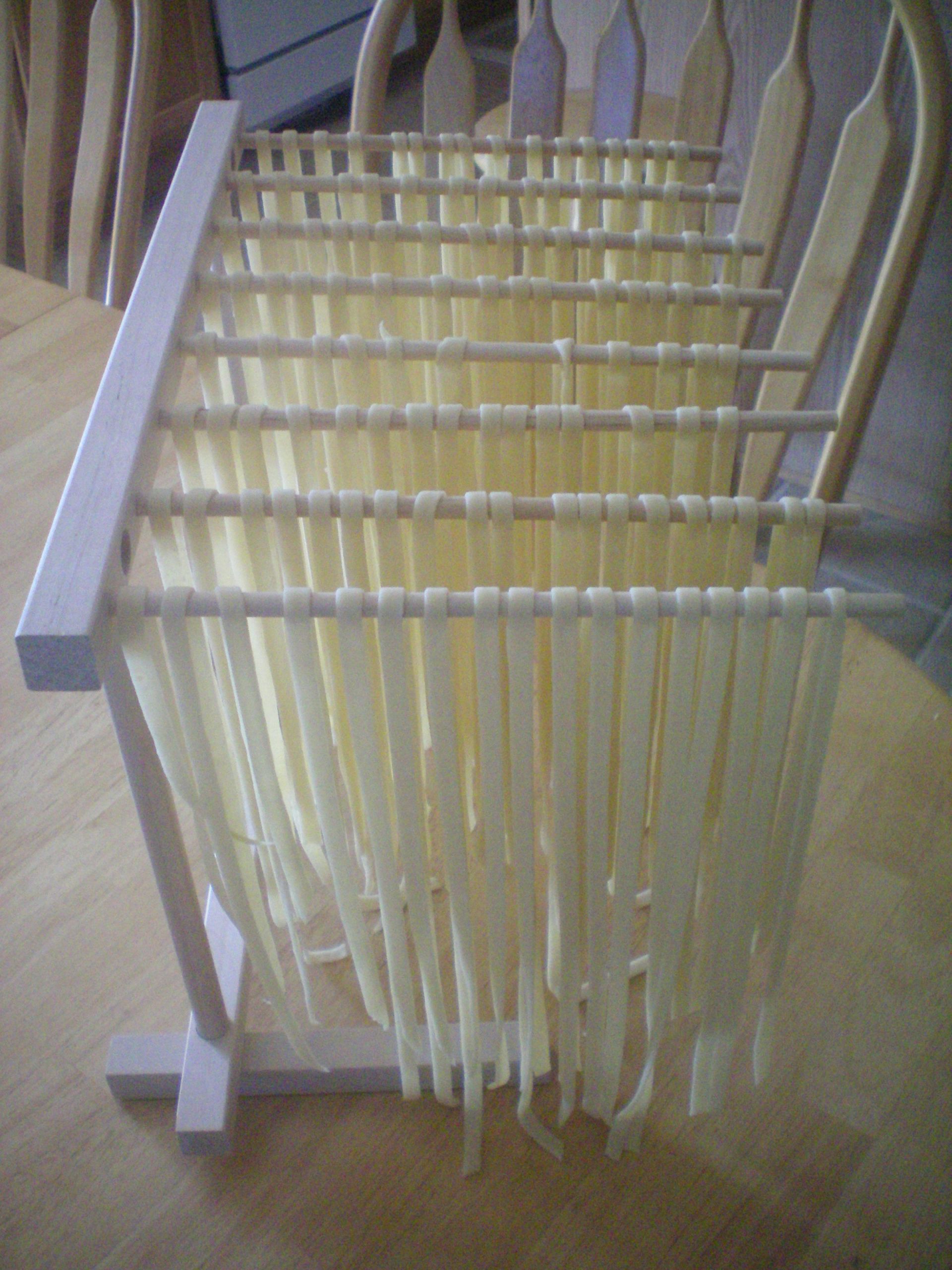 Pasta Drying Rack DIY
 July 5 2011 – Eat Well Live Well Be Well