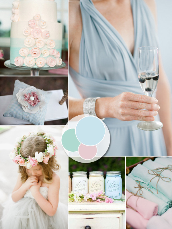 Pastel Wedding Colors
 Pastel Wedding Color Ideas and Invitations 2014 Trends