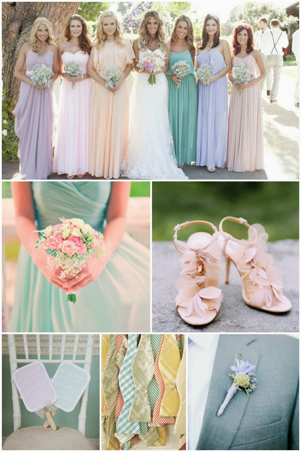 Pastel Wedding Colors
 Memorable Wedding Using Pastels in a Wedding Theme