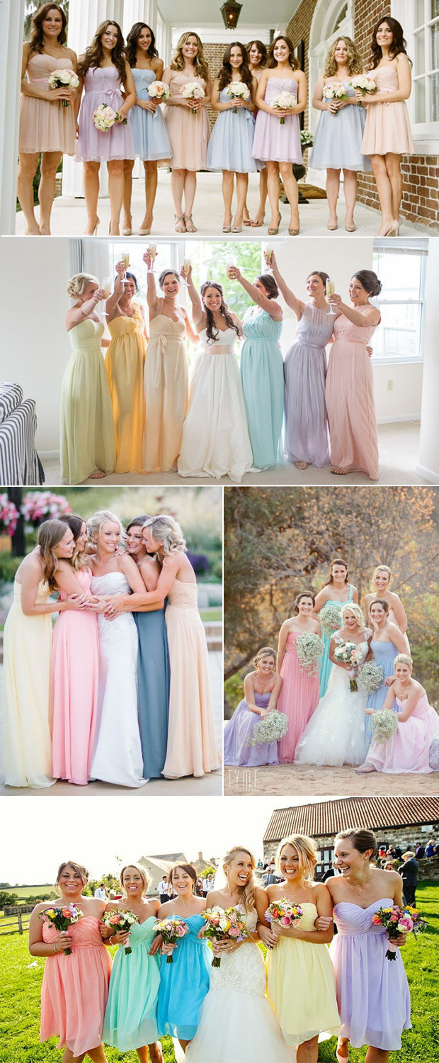 Pastel Wedding Colors
 Top 7 Wedding Ideas & Trends for Spring Summer 2015