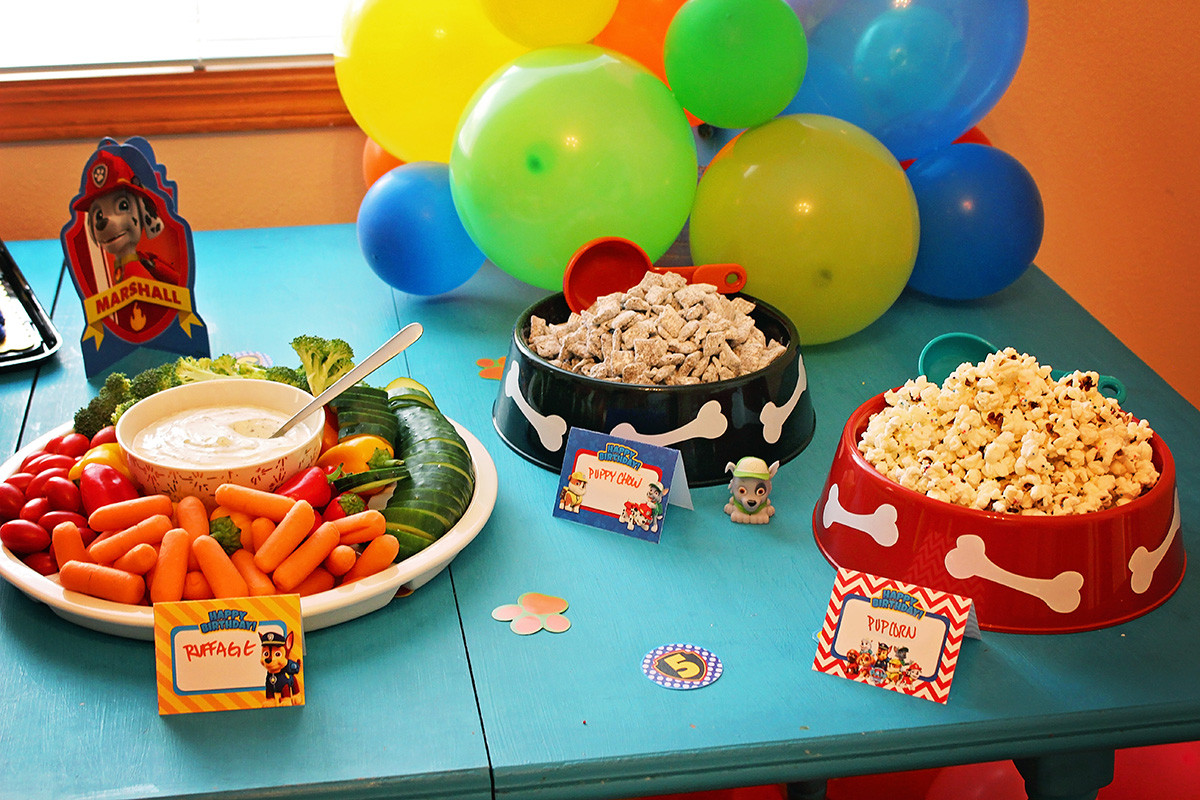 Paw Patrol Birthday Party Food Ideas
 Paw Patrol Party 5th Birthday – A Well Crafted Party