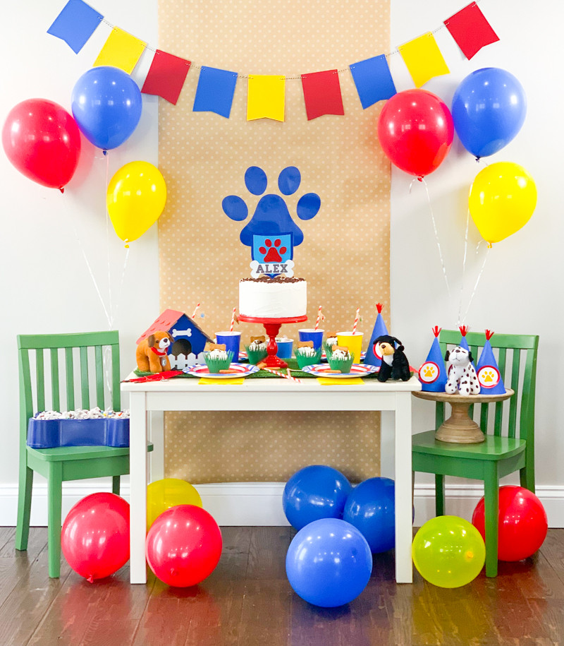 Paw Patrol Decorations DIY
 DIY Paw Patrol Birthday Party Ideas with Cricut