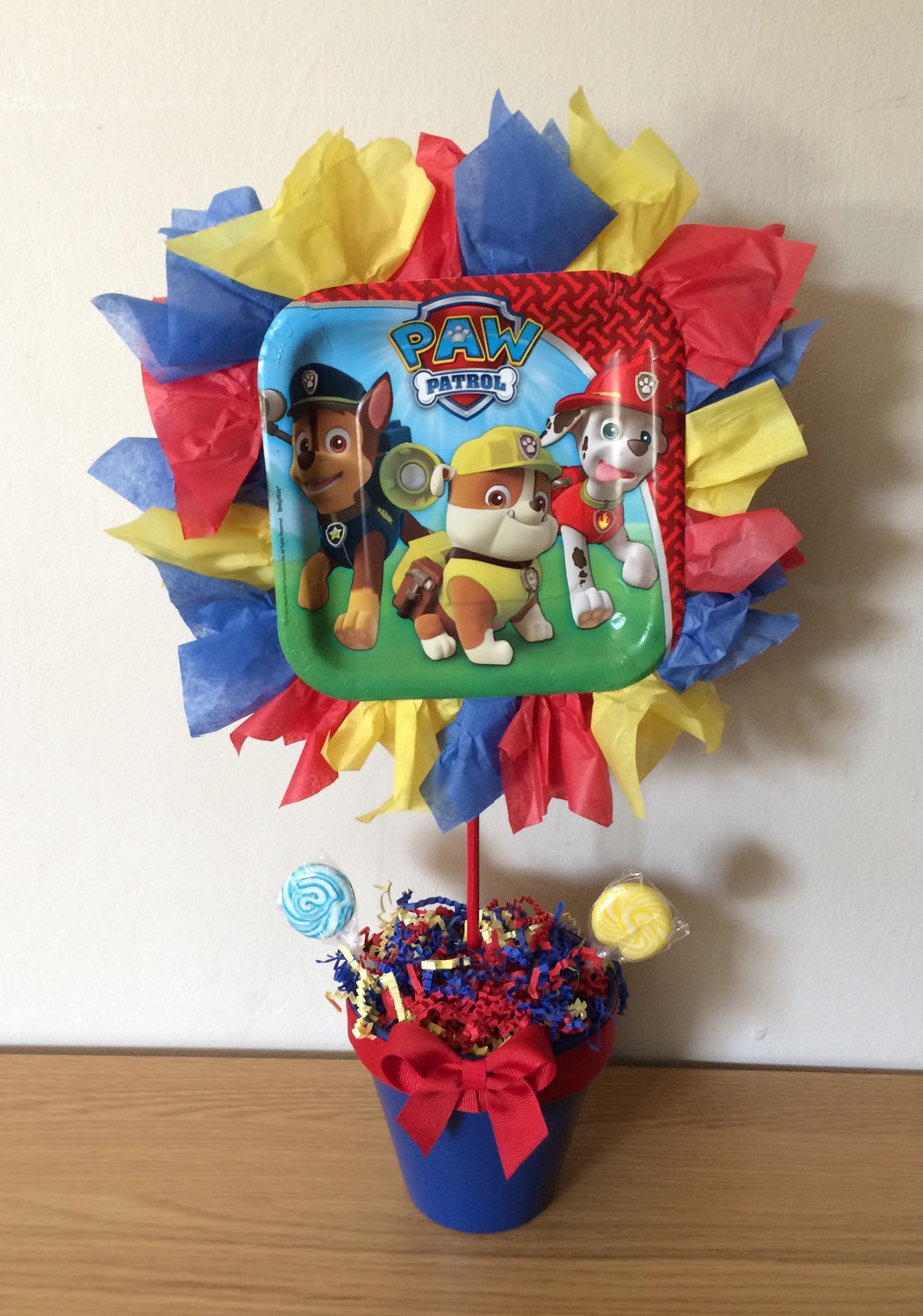 Paw Patrol Decorations DIY
 Paw Patrol Centerpiece