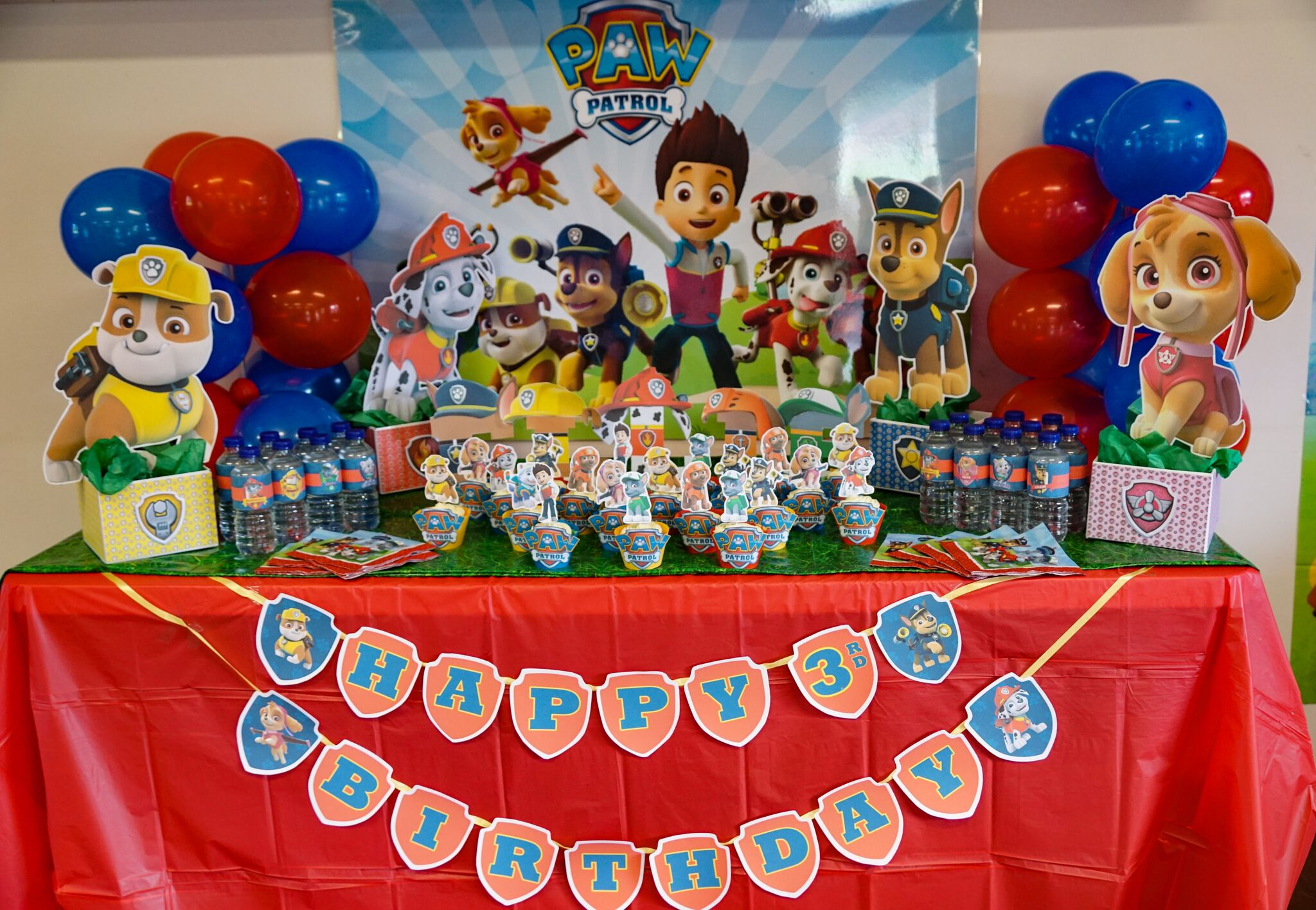 Paw Patrol Decorations DIY
 Paw Patrol Happy Birthday Banner