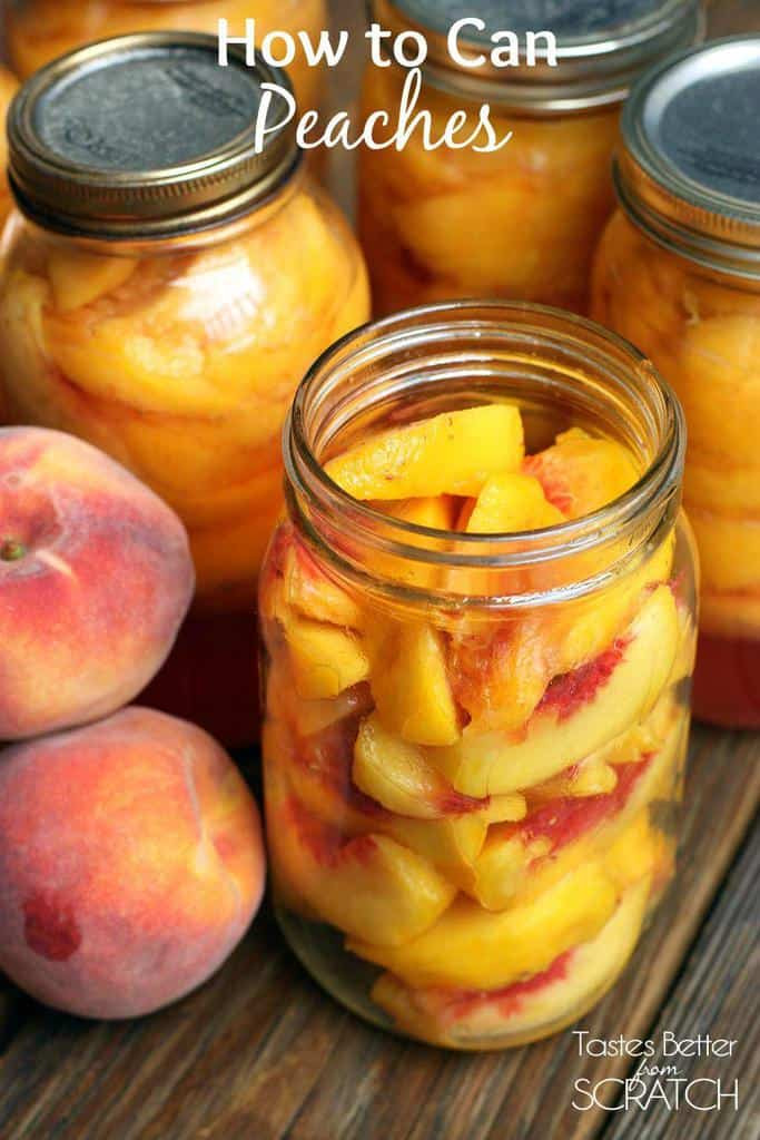 Peach Canning Recipes
 How to Can Peaches Tastes Better From Scratch