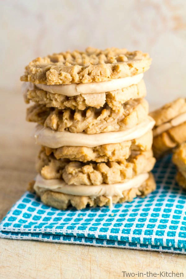 Peanut Butter Cookies For Two
 Peanut Butter Sandwich Cookies Two in the Kitchen
