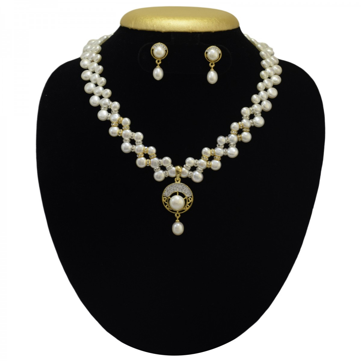 Pearl Necklace Sets
 Pearl Necklace Sets Button Pearl Necklace Set in Cute