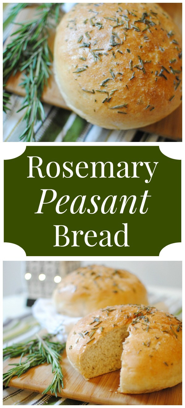 Peasant Bread Recipe
 Rosemary Peasant Bread Recipe