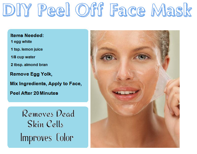 Peel Off Mask DIY
 DIY Beauty Recipes Reme s & Foods