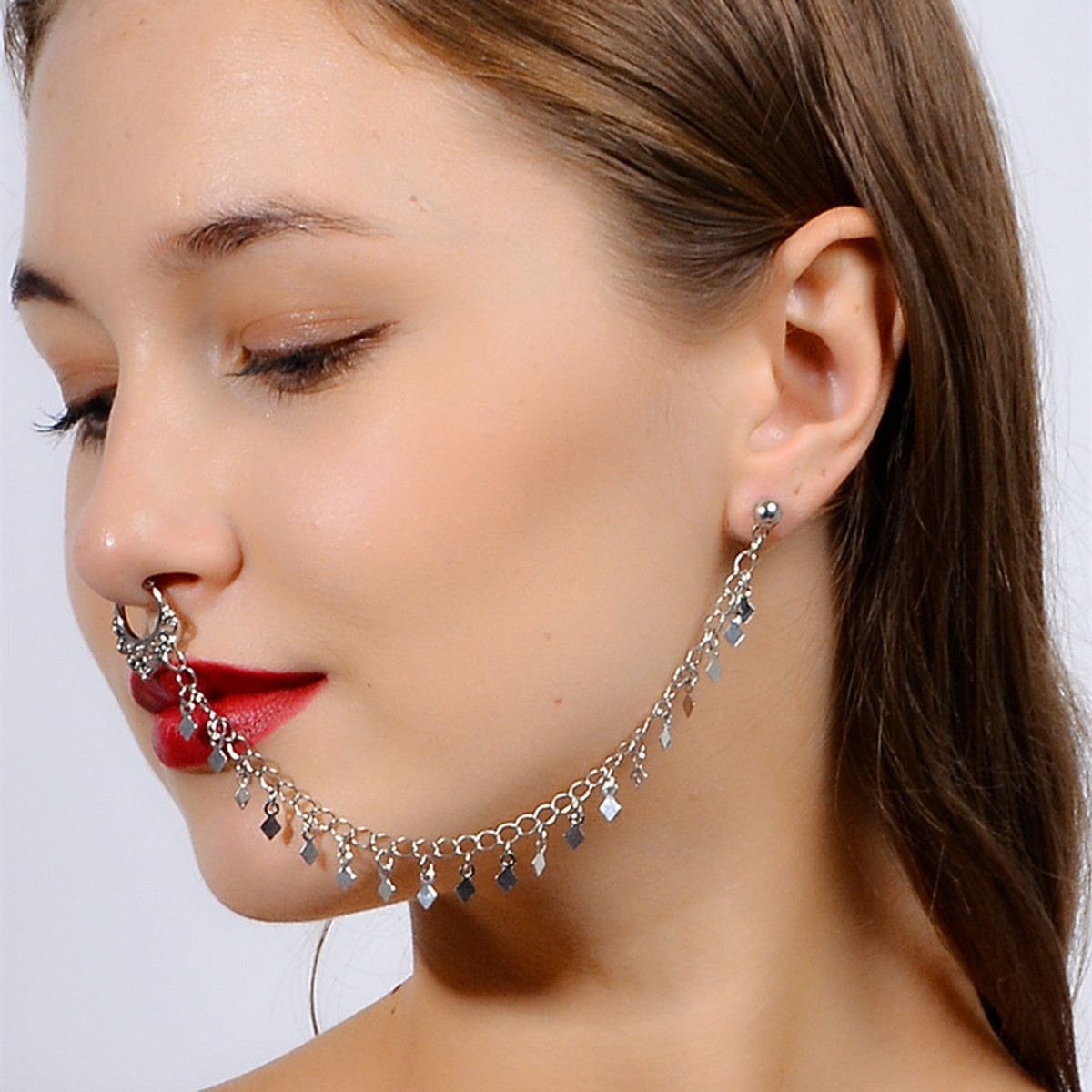 Peircings Body Jewelry
 Fashion Piercing Nose Ring Unique Personalized Punk Style