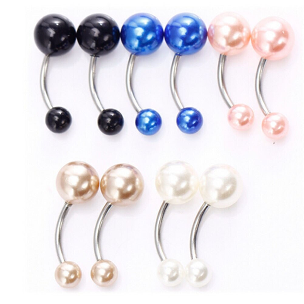 Peircings Body Jewelry
 Color Random Wholesale 10 Pcs Stainless Steel Imitation