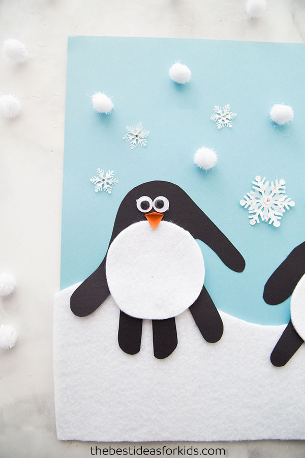 Penguin Craft For Toddlers
 Handprint Penguin The Best Ideas for Kids