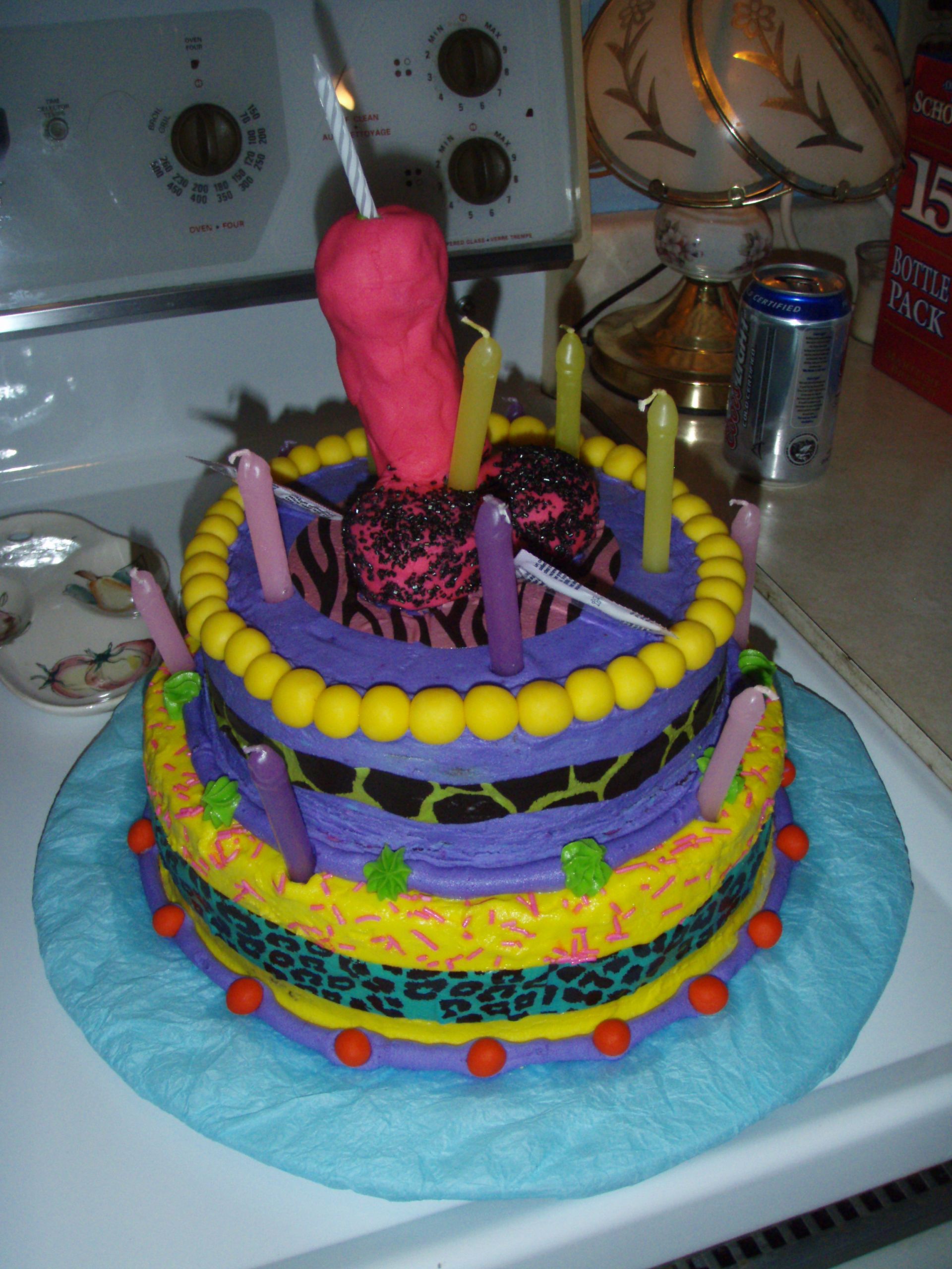 Penis Birthday Cakes
 A Penis Birthday Cake
