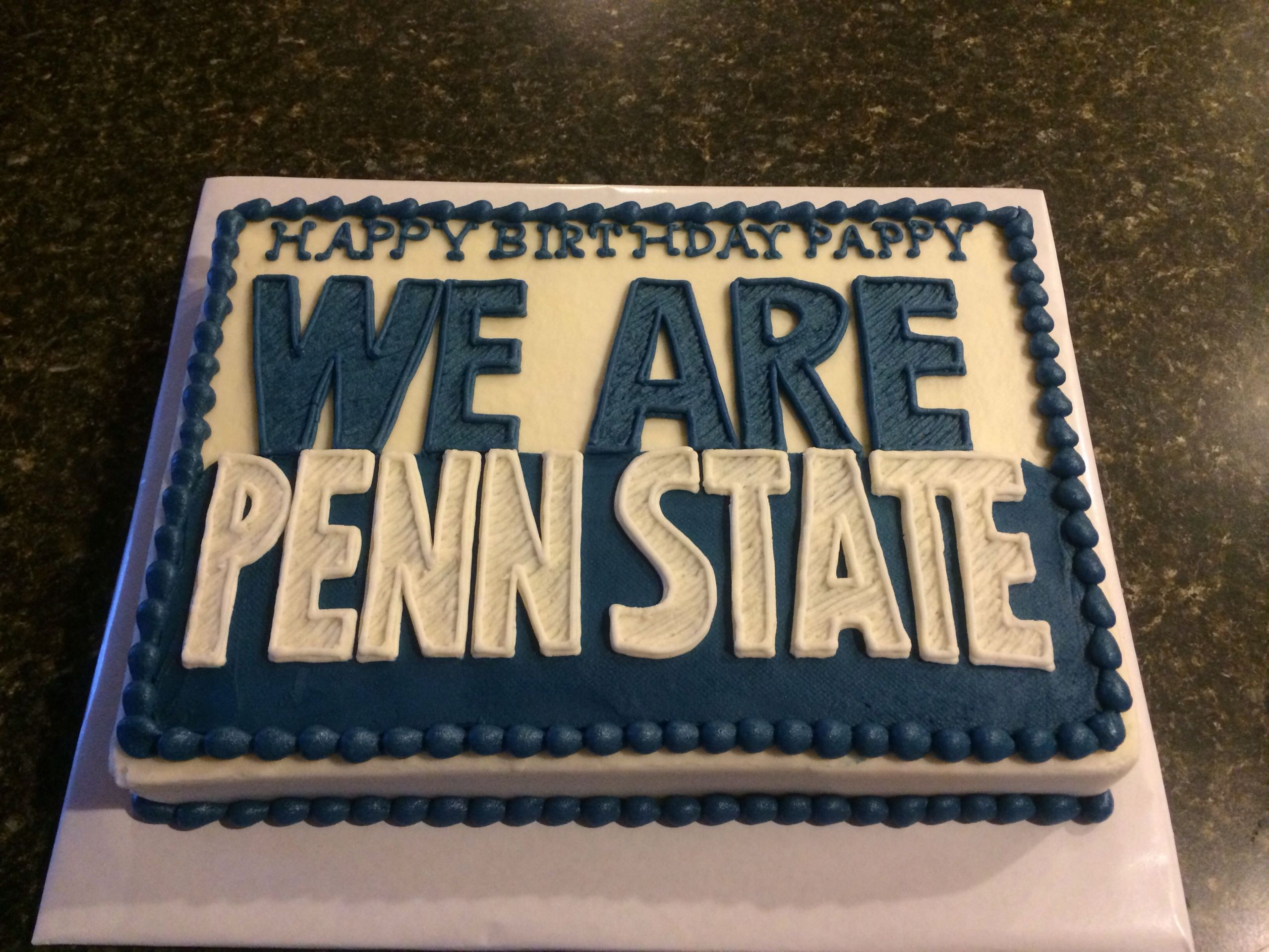Penn State Graduation Gift Ideas
 Penn state sheet cake With images