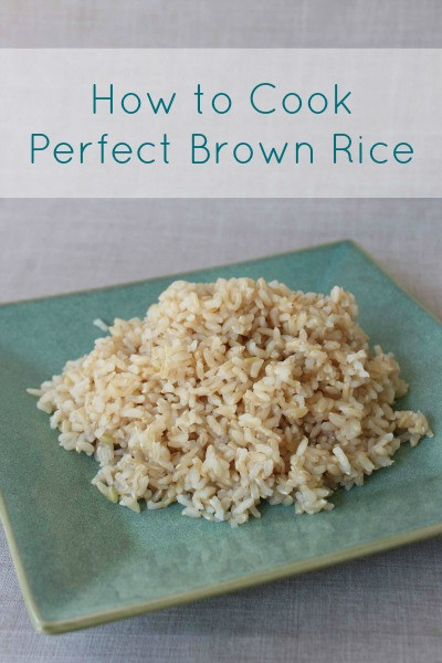 Perfect Brown Rice
 All About Rice Tips terms and how to cook perfect brown