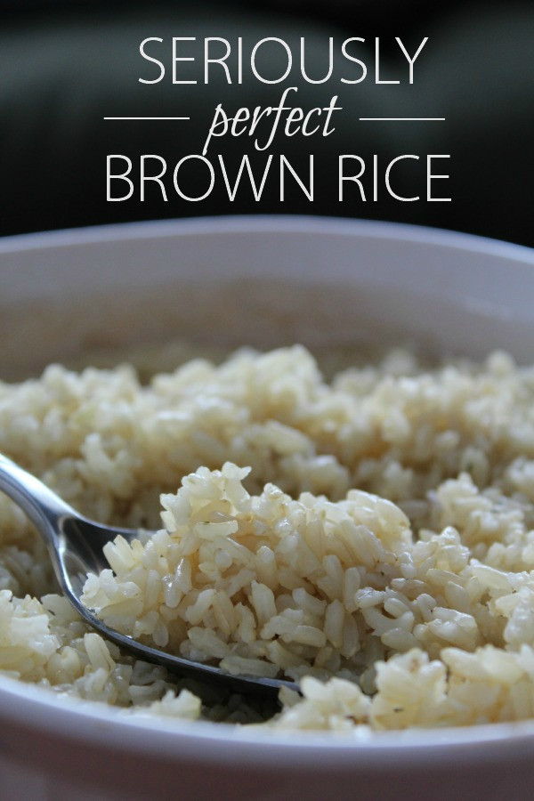 Perfect Brown Rice
 Seriously Perfect Brown Rice Almost The Real Thing