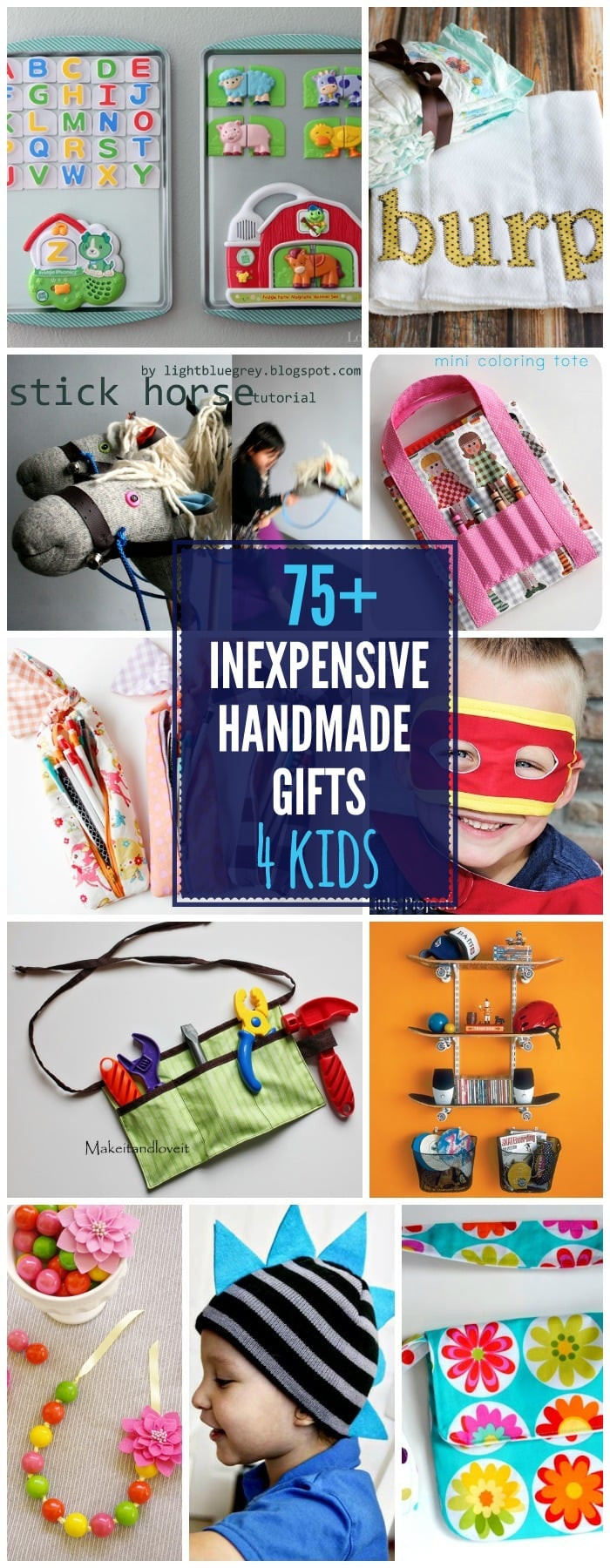 Perfect Gifts For Kids
 75 DIY Gifts For Kids