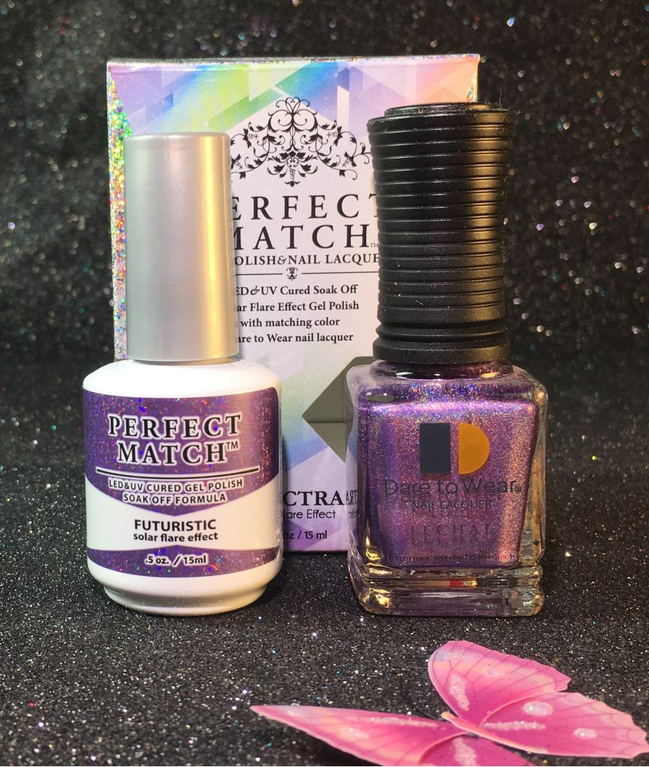 Perfect Match Nail Colors
 LeChat Futuristic Spectra Collection Perfect Match Gel