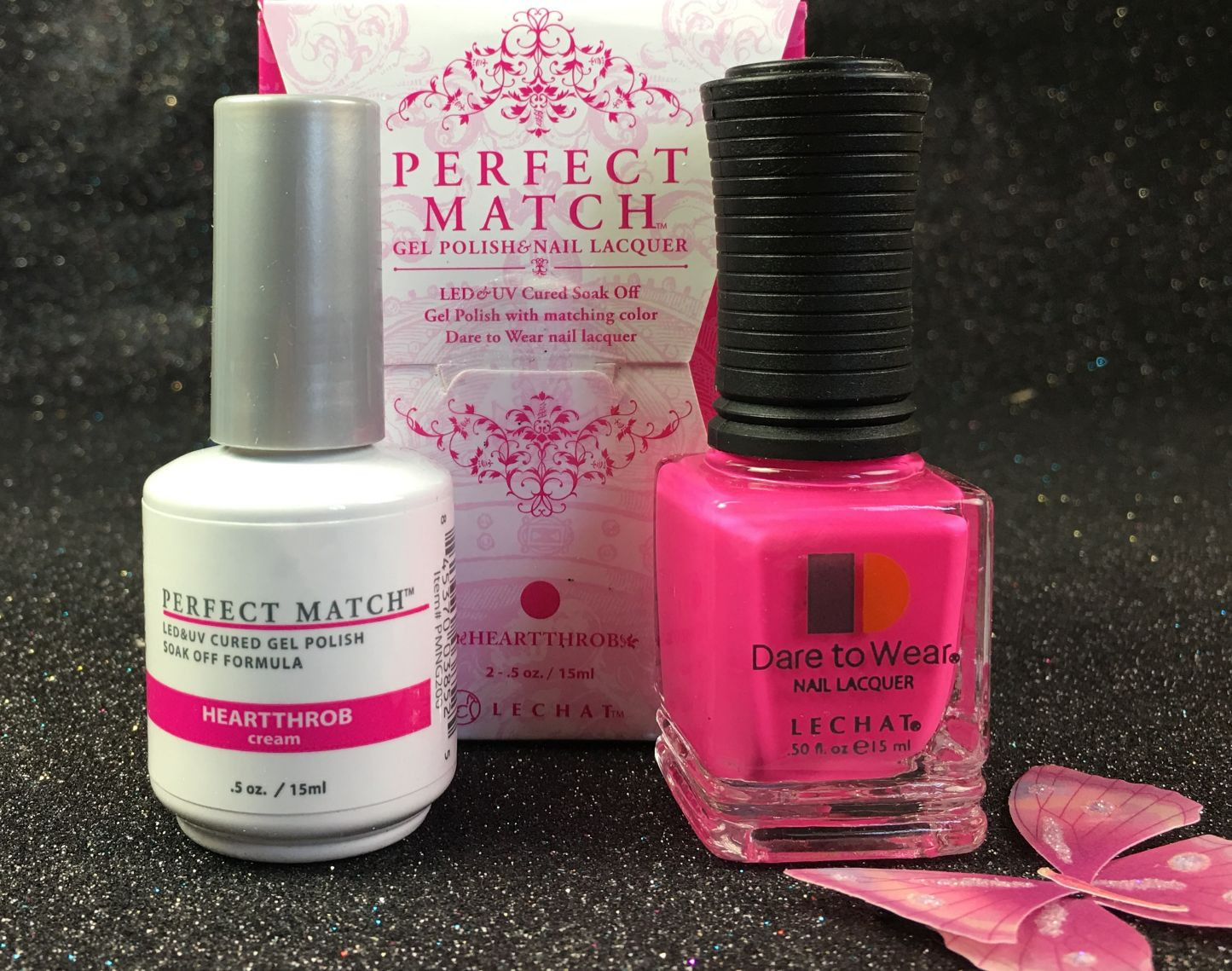 Perfect Match Nail Colors
 LeChat Heartthrob Perfect Match Gel Polish & Nail Lacquer