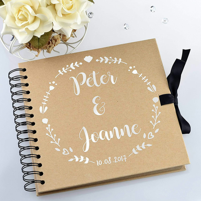 Personalised Photo Wedding Guest Book
 Personalised Wedding Guestbook or Scrapbook Pol Folksy