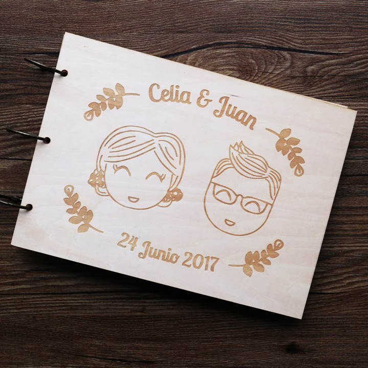 Personalised Photo Wedding Guest Book
 Personalized funny Wedding Guest Book bride and groom