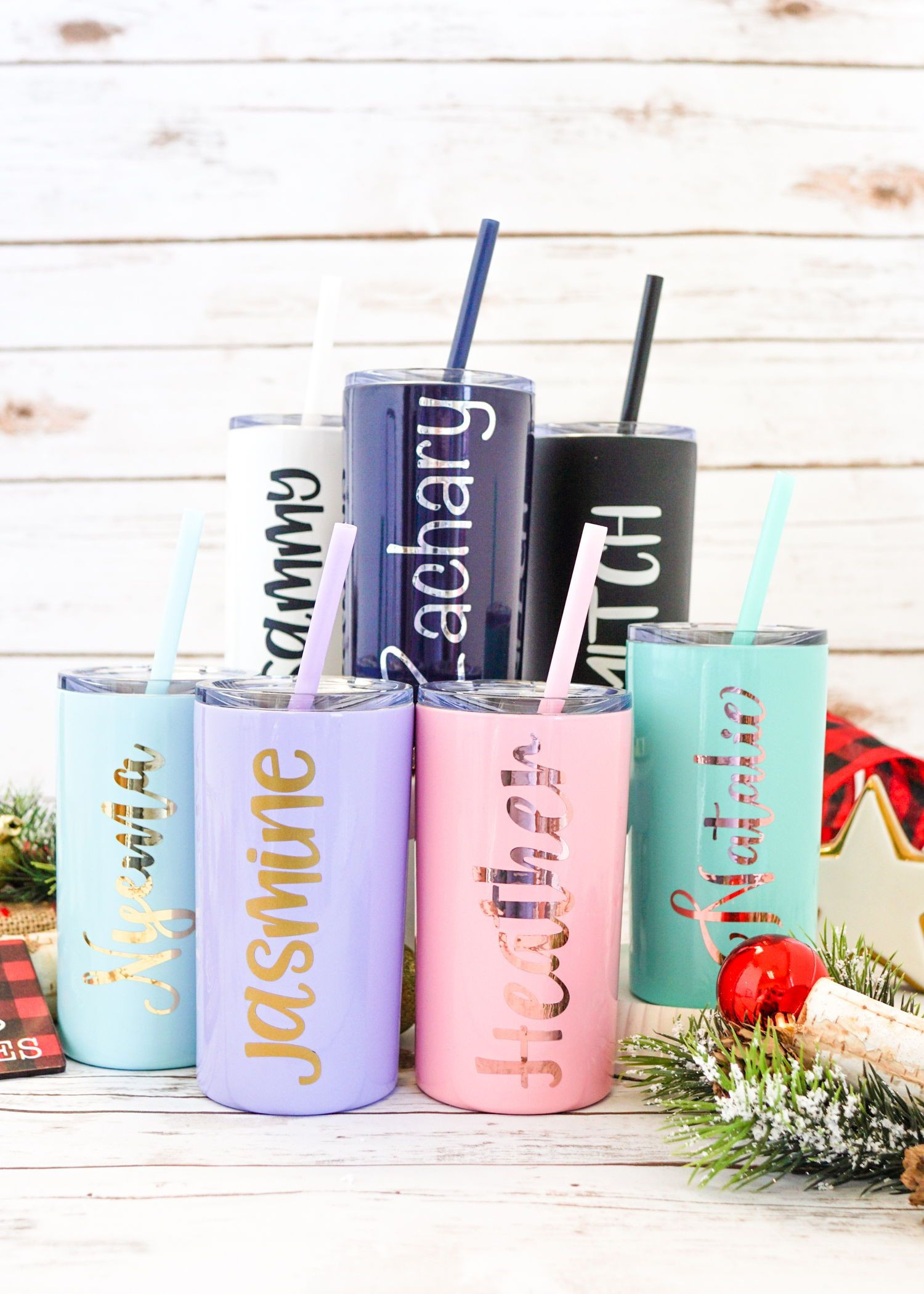 Personalized Christmas Gifts For Kids
 Personalized Skinny Mini Tumblers