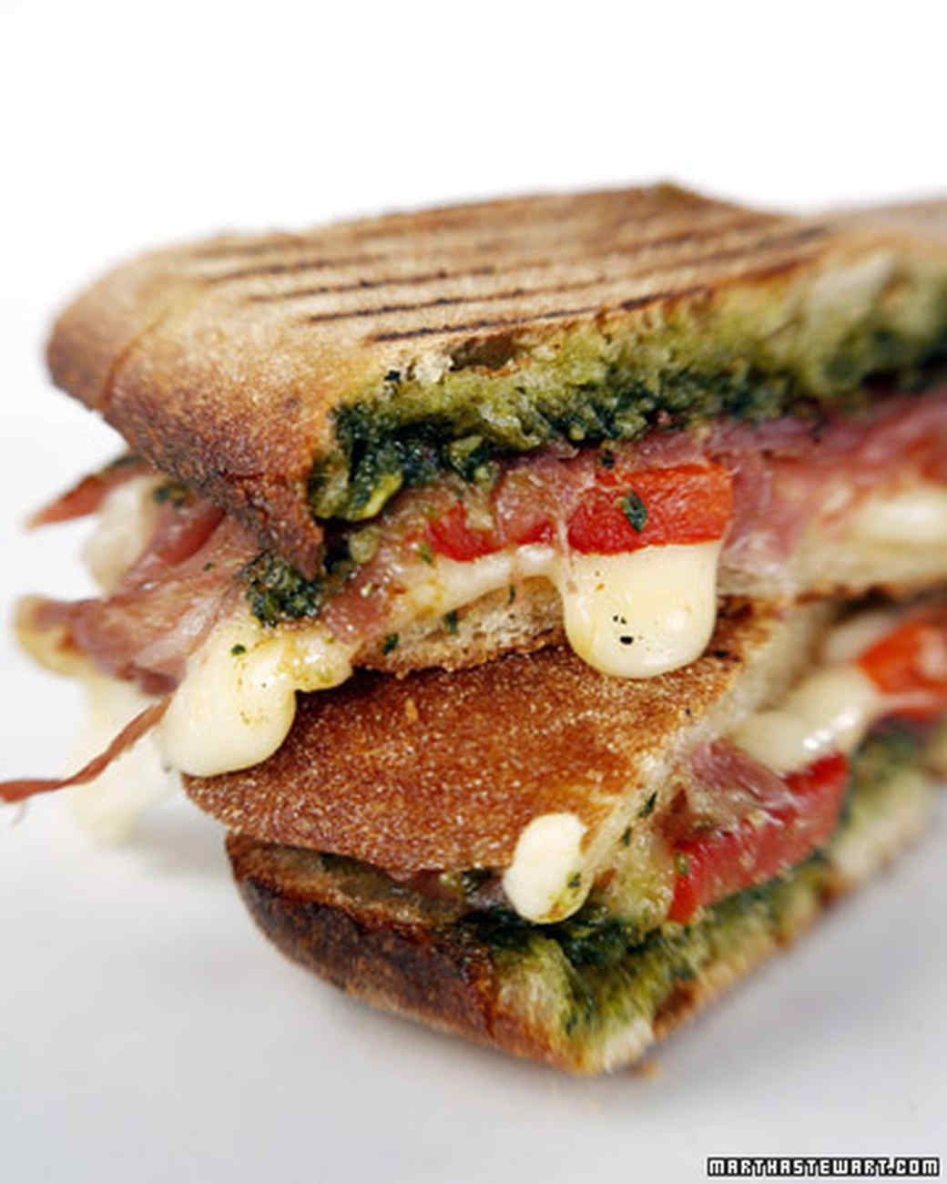 Pesto Panini Recipes
 Prosciutto and Pesto Panini Recipe & Video