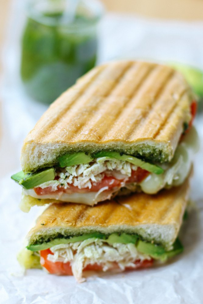 Pesto Panini Recipes
 Pesto Chicken Avocado Panini